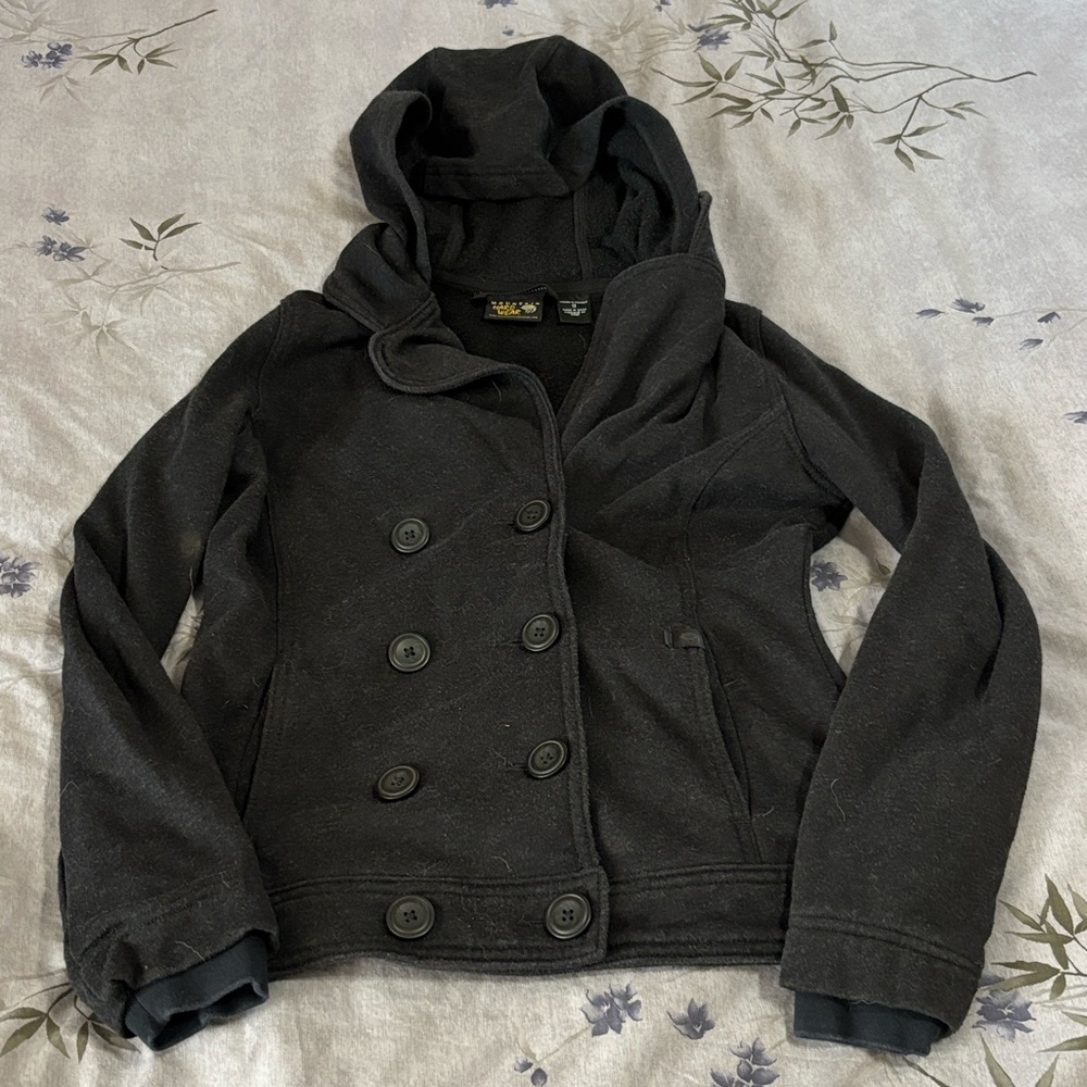 Mountain Hardwear Black Double-Breasted Jacket - XS